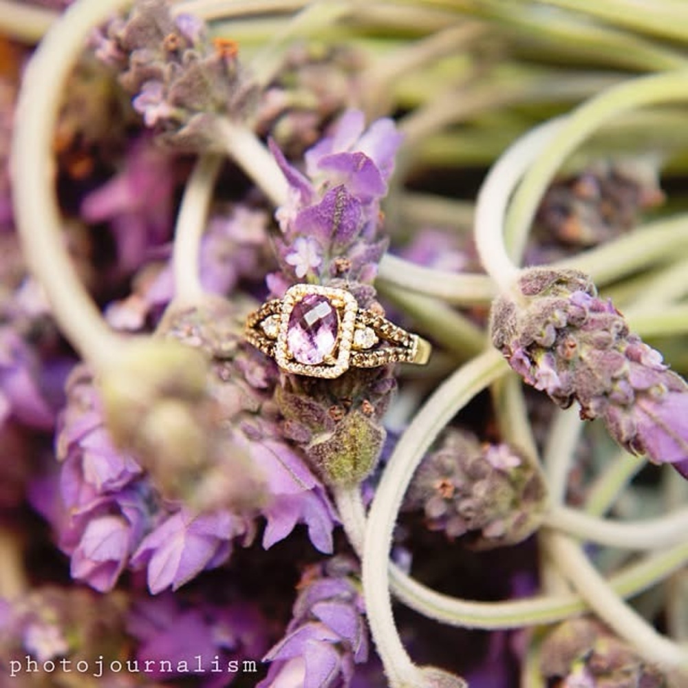 Levian Amethyst and Gold Gemstone Ring